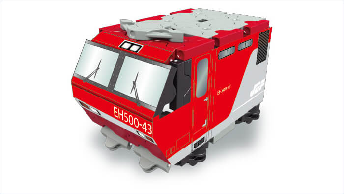 LaQ トレイン EH500電気機関車金太郎